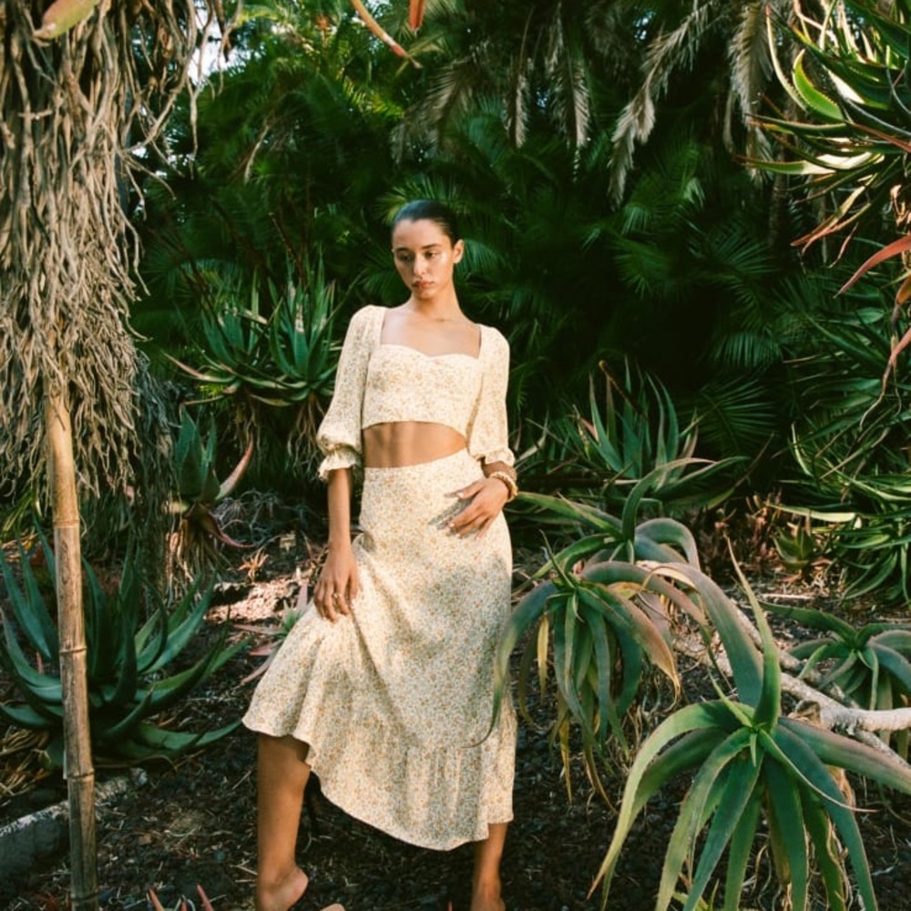 Reformation Fiona Two Piece Dress in Lima